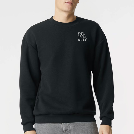 NAGolf: Embroidered, Reflex Fleece Crew Sweatshirt