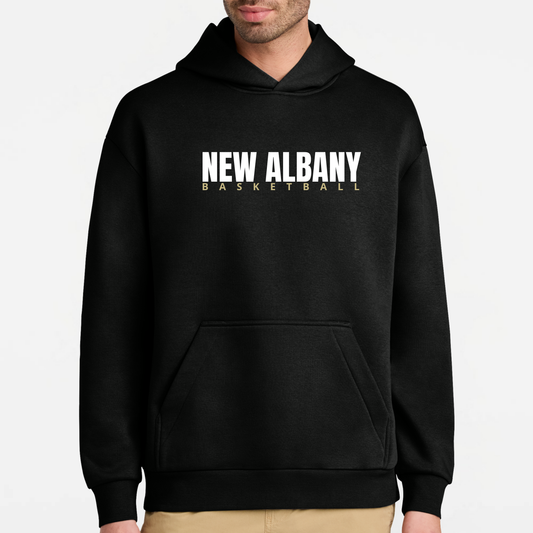 NAGTB: New Albany Basketball, Heavyweight Hooded Sweatshirt