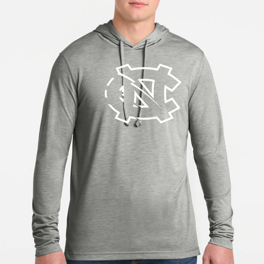 BRUINS: NC Long Sleeve Triblend Tech Hoodie