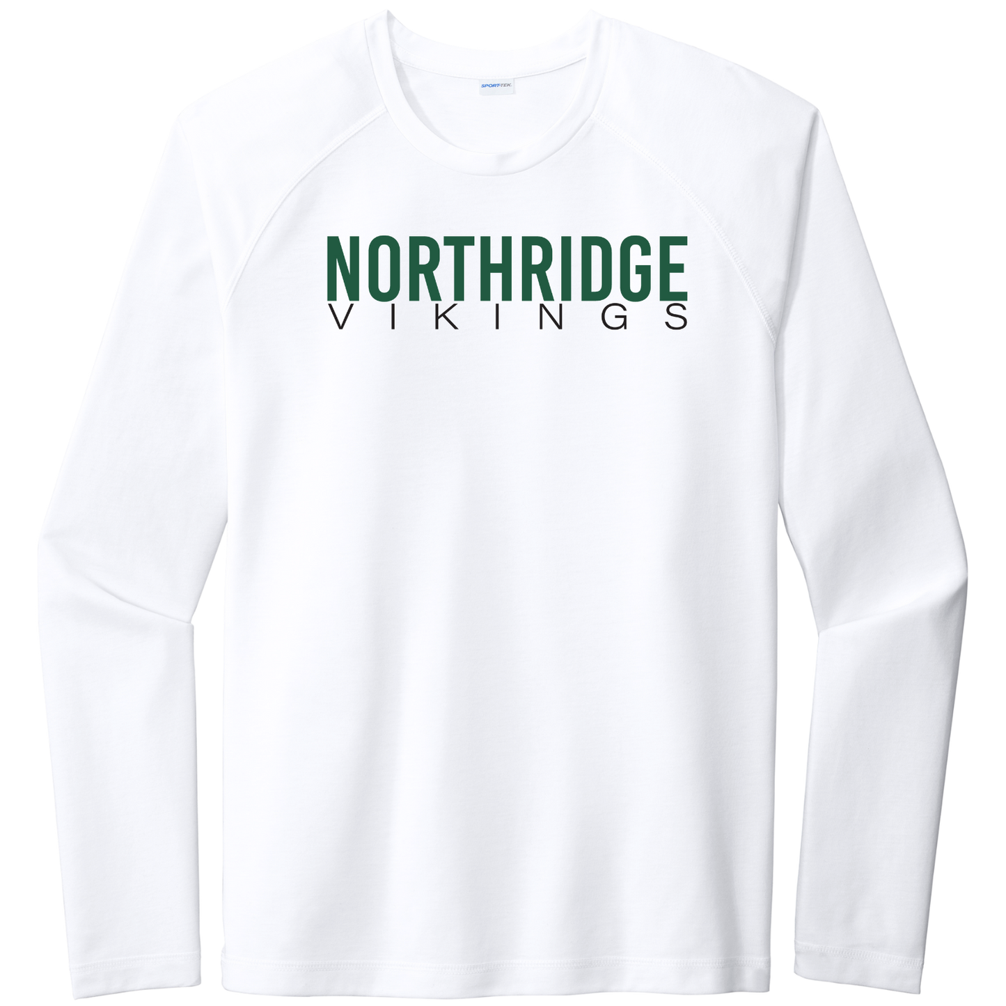 NRS: Northridge Vikings Raglan Long Sleeve Triblend Tech T-Shirt