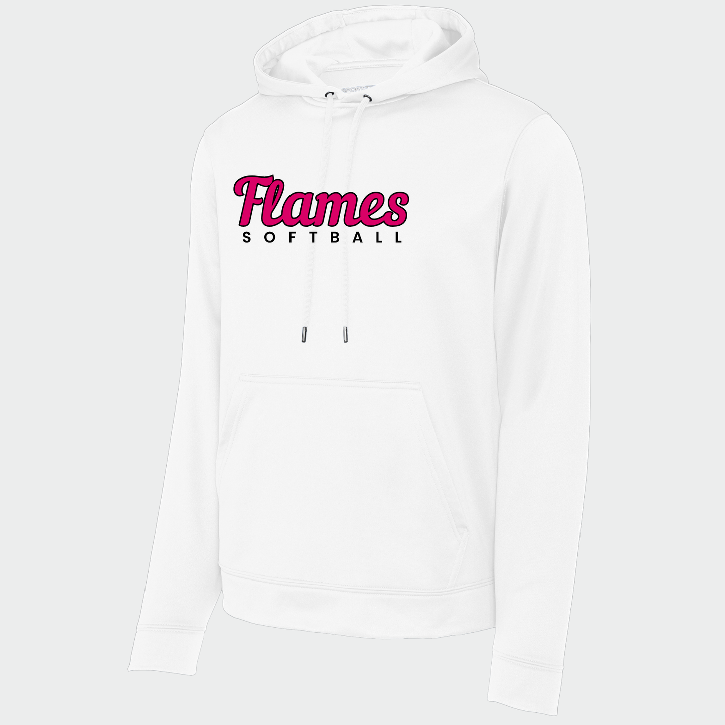 Flames Softball: Tech Hooded Sweatshirt