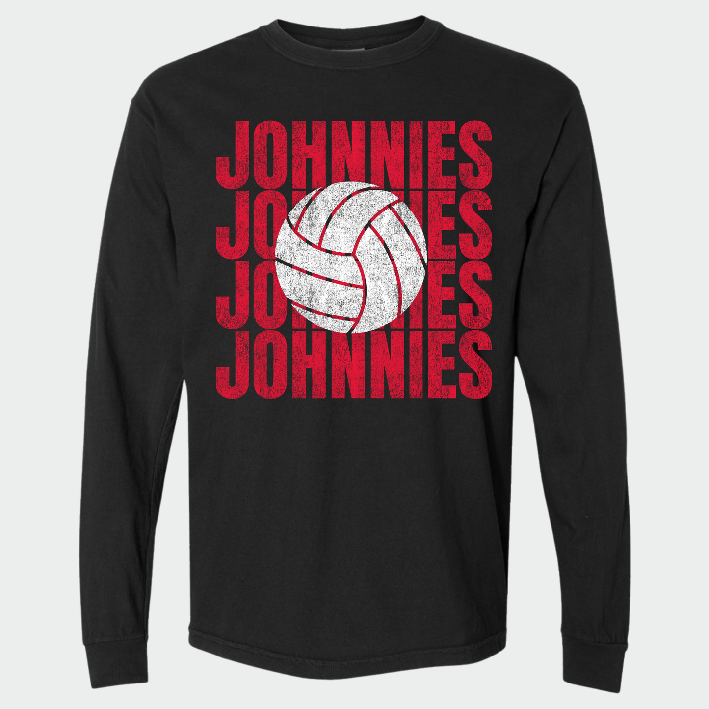 JYAA: Johnnies Volleyball *distressed* Long Sleeve T-Shirt