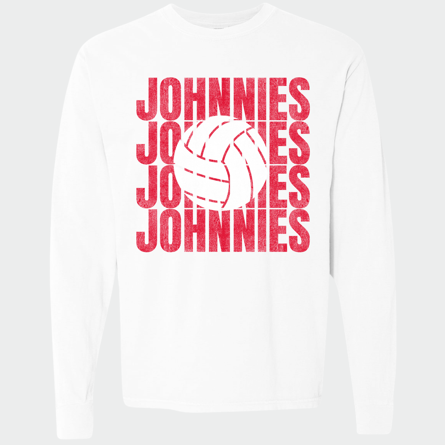 JYAA: Johnnies Volleyball *distressed* Long Sleeve T-Shirt
