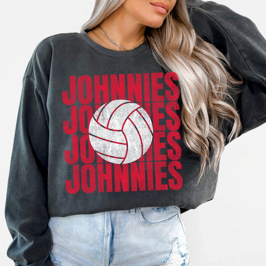 JYAA: Johnnies Volleyball *distressed* Sweatshirt