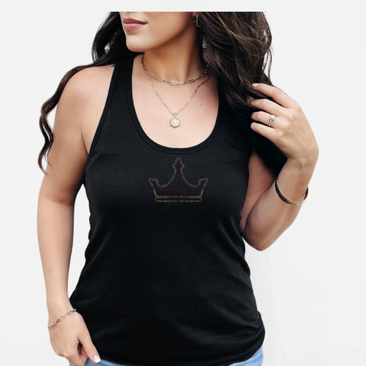 TCR: Triple Crown, Racerback Tank *Distressed Print*