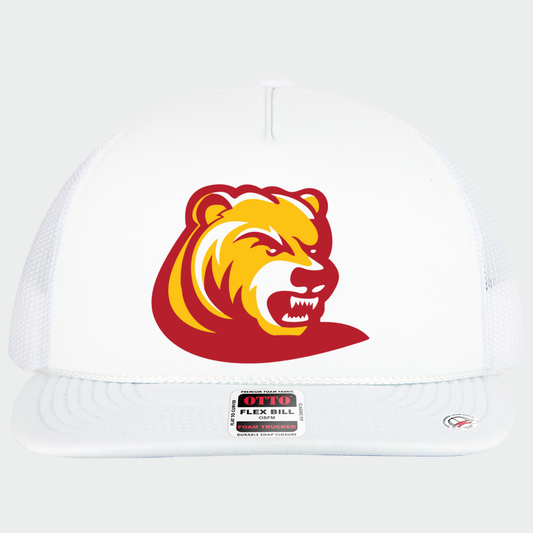 BRUINS: Bear Foam Flex-Bill Trucker Hat