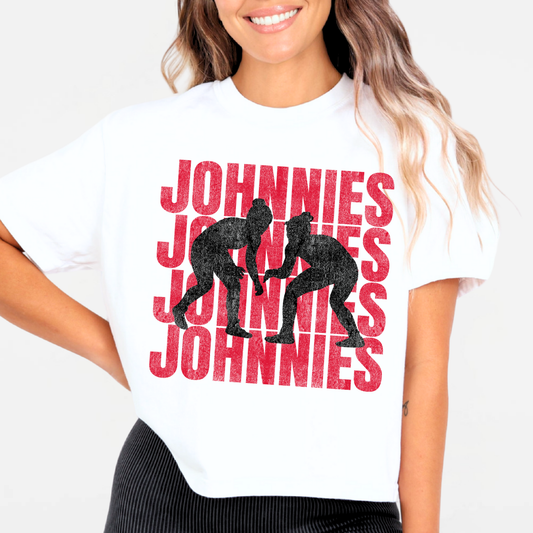 JYAA: Johnnies Wrestling *distressed graphic* Women's T-Shirt