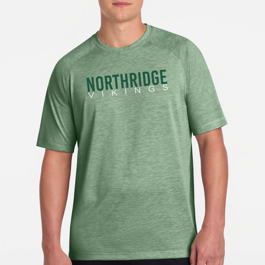 NRS: Northridge Vikings Raglan Triblend Tech T-Shirt