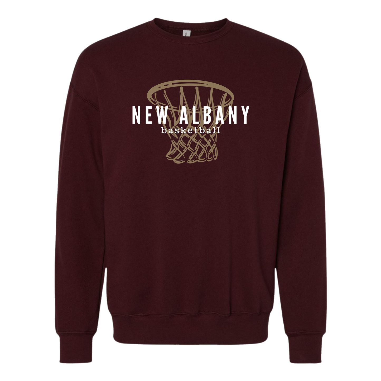 NAGTB: New Albany Basketball Net Sweatshirt