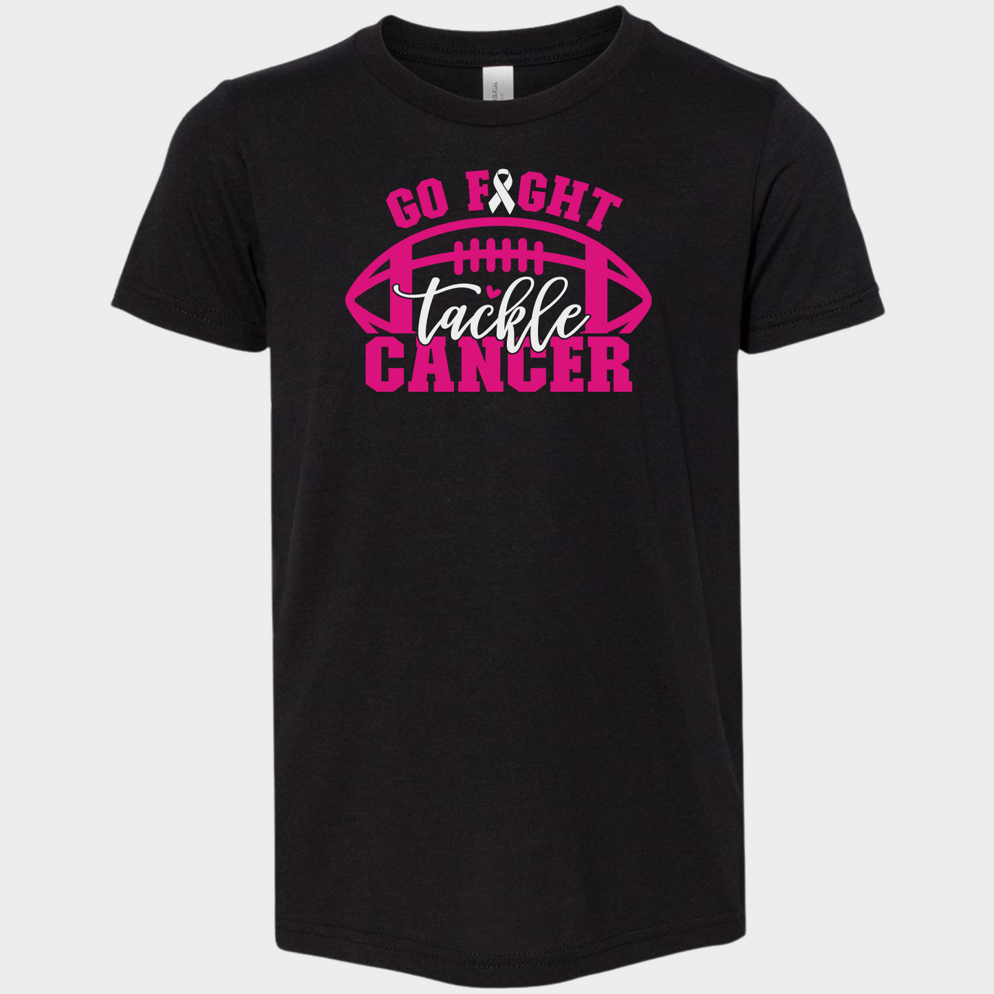 Go Fight Tackle Cancer T-Shirt
