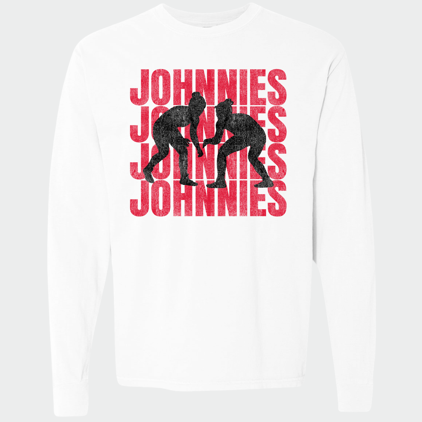 JYAA: Johnnies Wrestling *distressed graphic* Long Sleeve T-Shirt