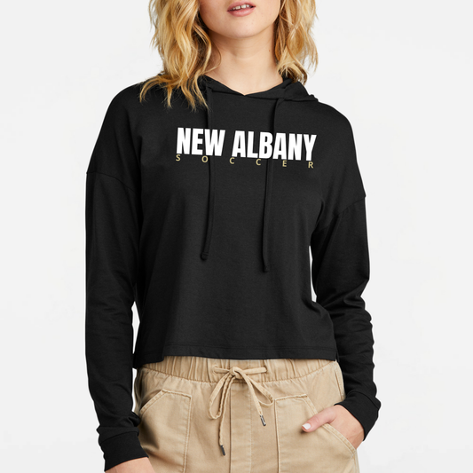 NAGS: New Albany Soccer, Women's Long Sleeve Hooded Tee