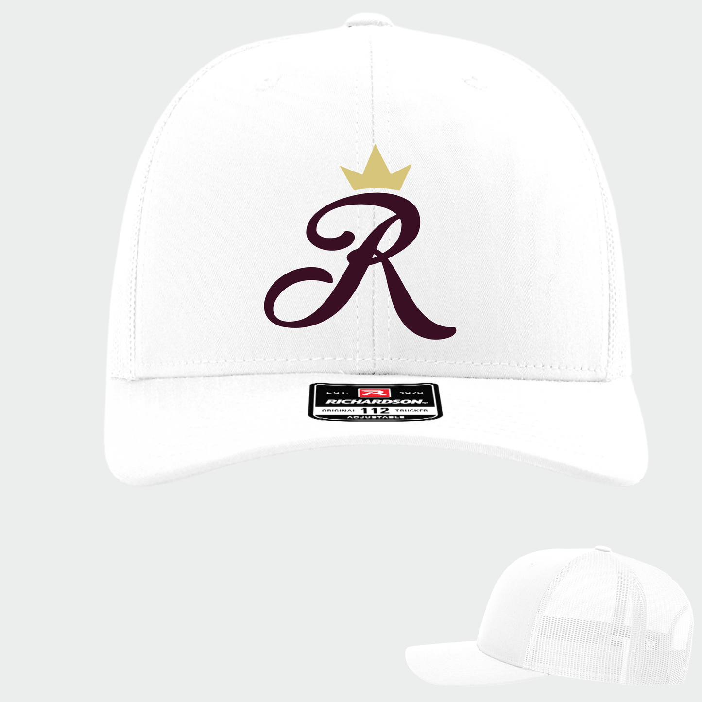 TCR: Crown R, Trucker Cap *3D Embroidered*