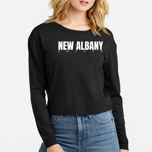 NAGS: New Albany Soccer, Women's Triblend Midi Long Sleeve Tee
