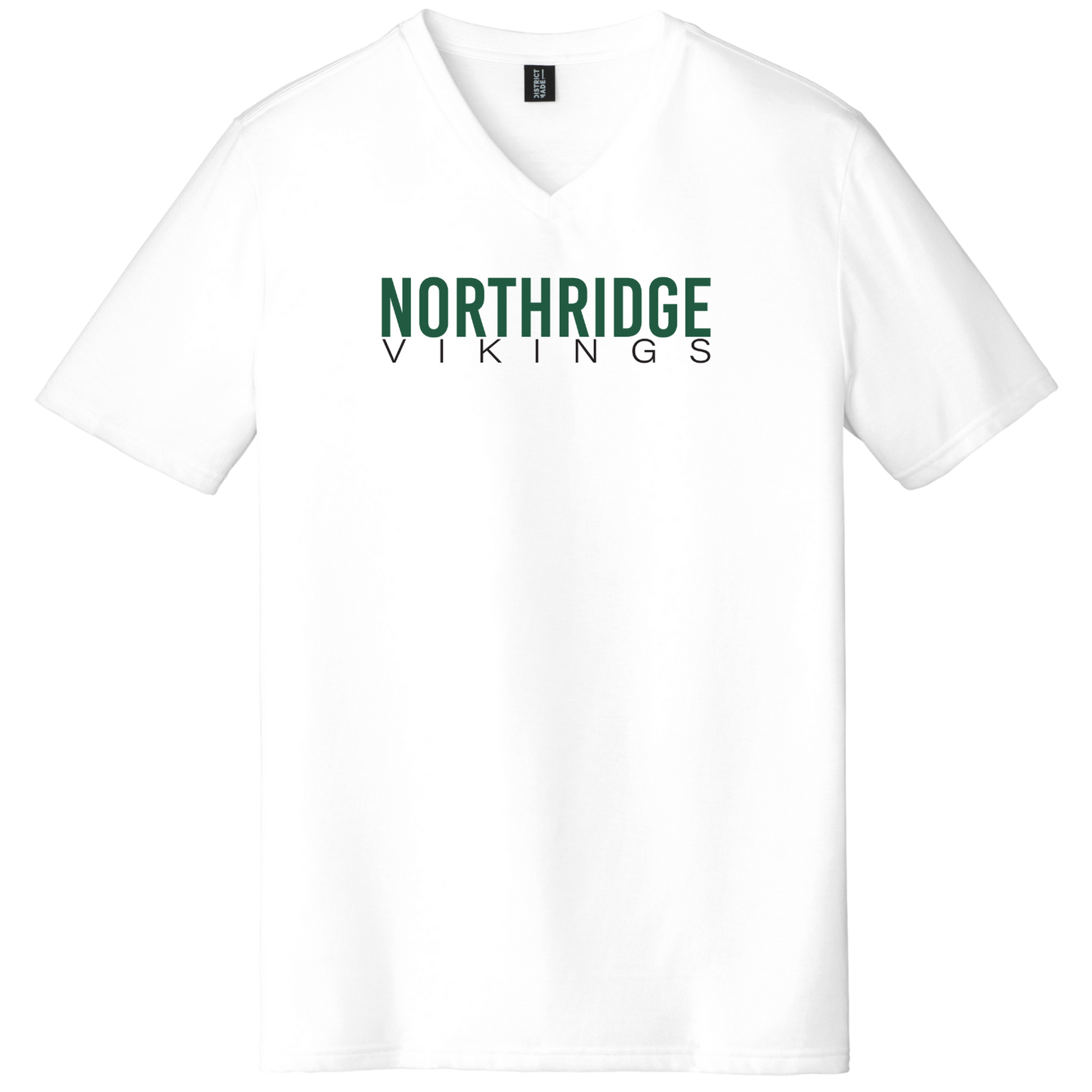 NRS: Northridge Vikings Triblend Short Sleeve V-Neck T-Shirt
