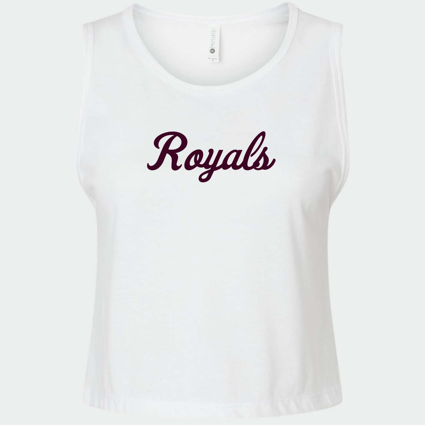 TCR: Royals Script, Women's Cropped Tank
