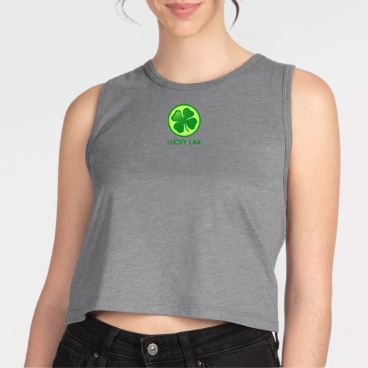 LuckyLax: Women's Festival Crop Tank Top
