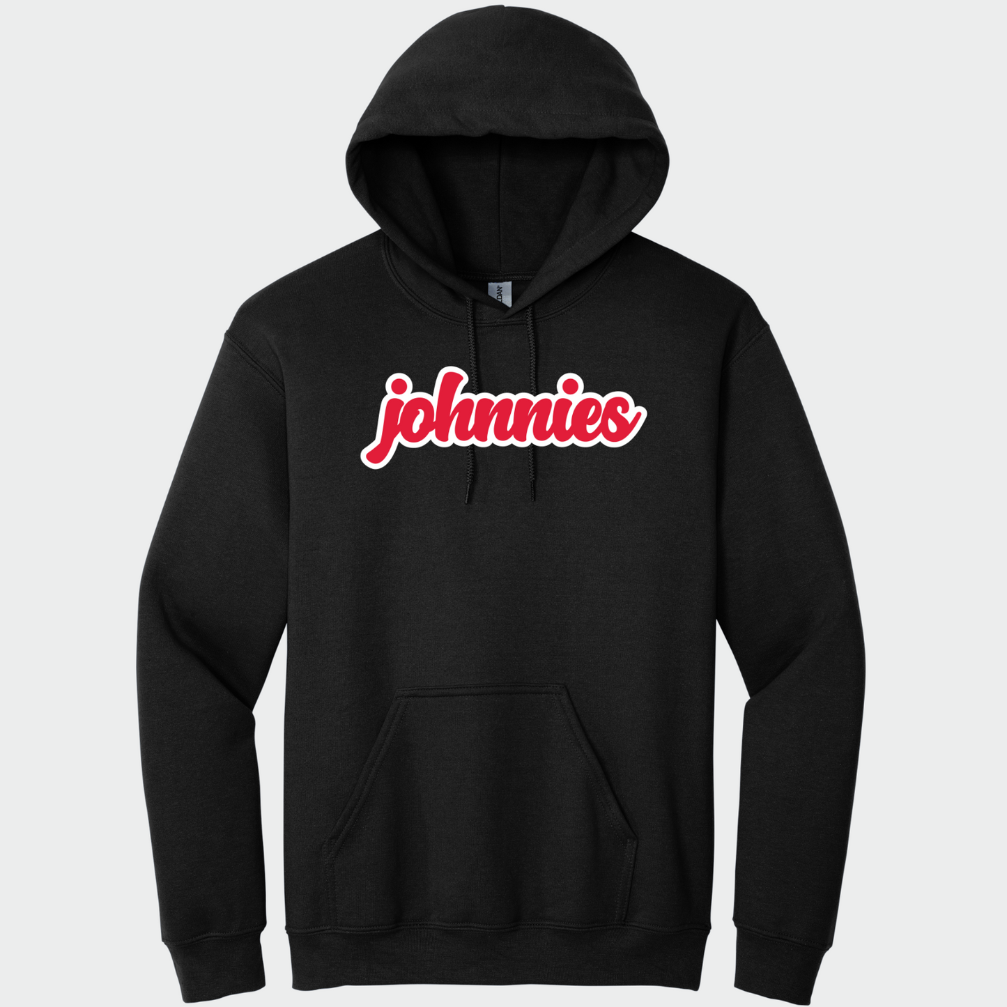 JYAA: Johnnies Chunky Script Hooded Sweatshirt