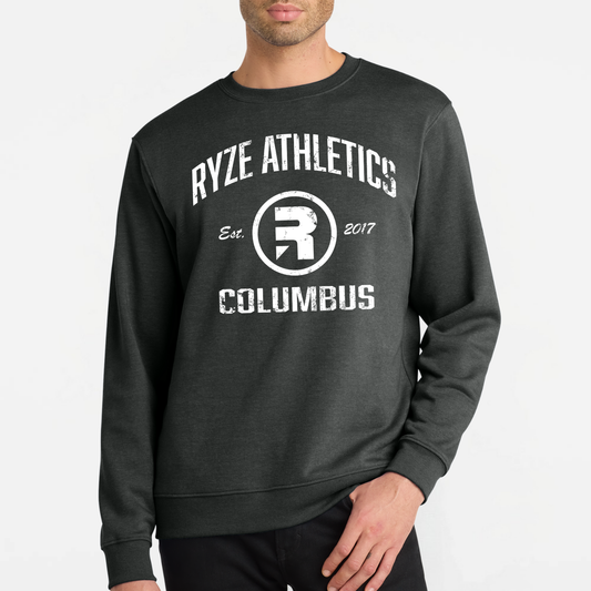 Ryze: Distressed Classic Crew Sweatshirt