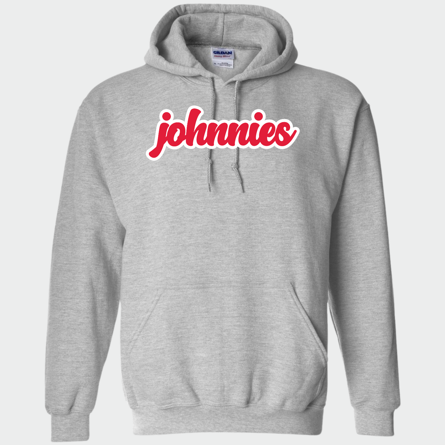 JYAA: Johnnies Chunky Script Hooded Sweatshirt