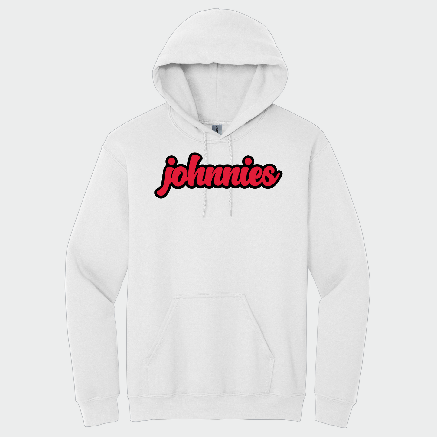 JYAA: Johnnies Chunky Script Hooded Sweatshirt