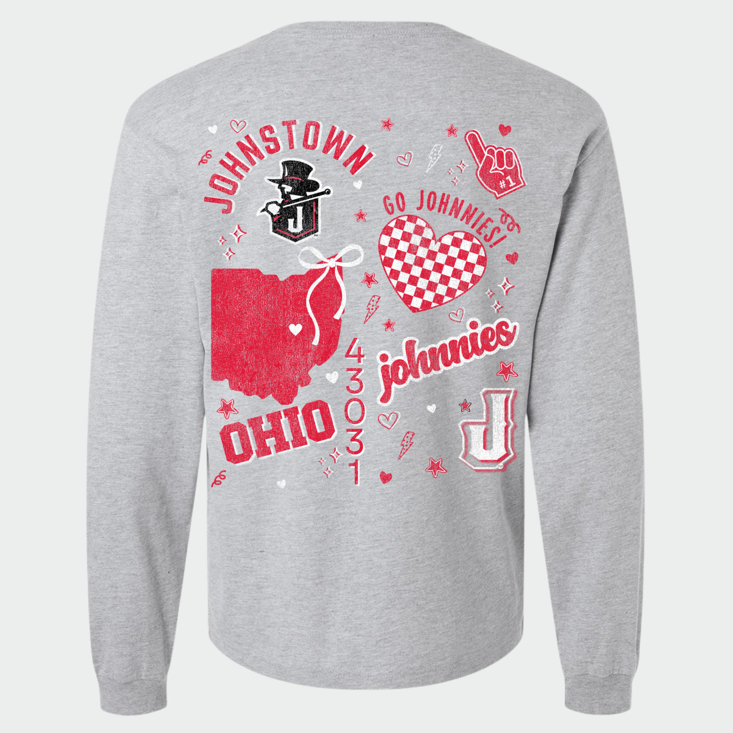 JYAA: Collage Print 6oz Heavyweight Long Sleeve T-Shirt