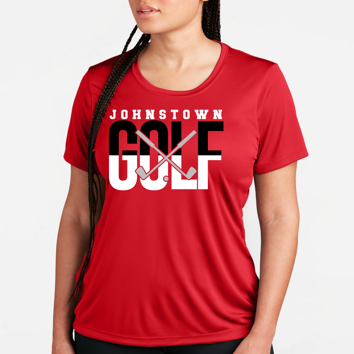 JYAA: Johnstown Golf Women's Scoop Neck Tech T-Shirt