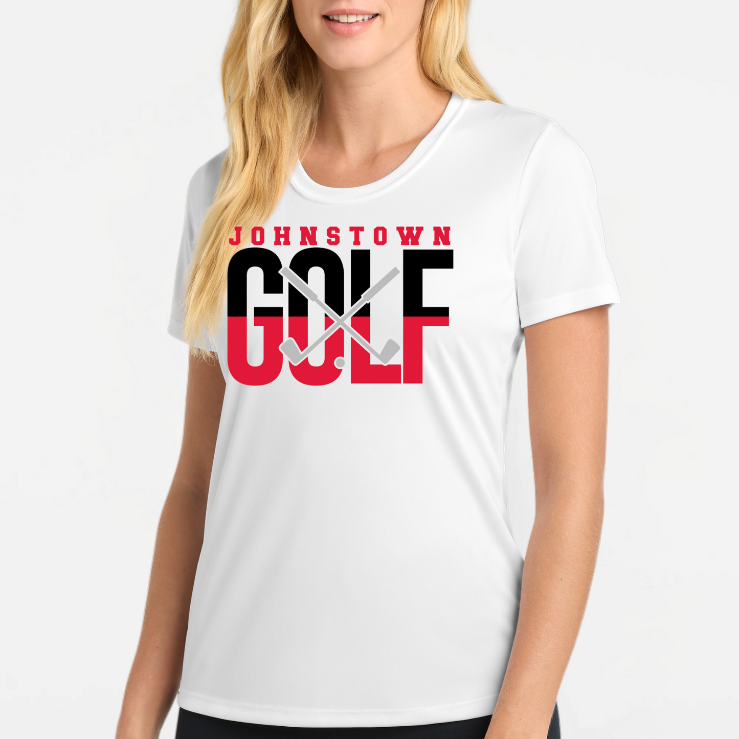 JYAA: Johnstown Golf Women's Scoop Neck Tech T-Shirt
