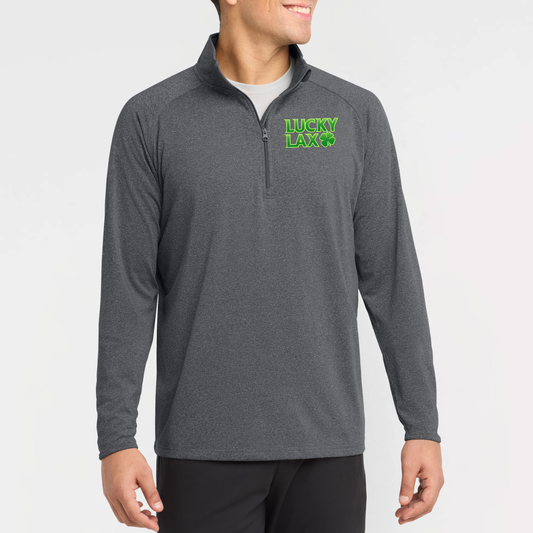 LuckyLax: Quarter Zip Long Sleeve Tech Pullover