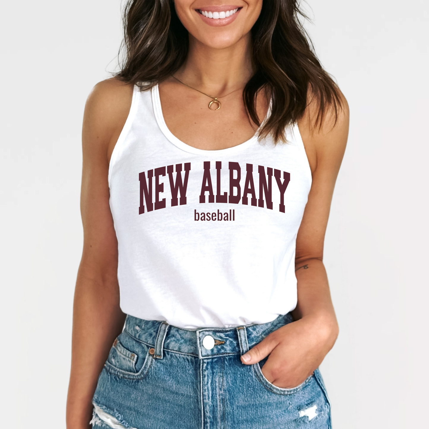 NA Baseball: Women's Racerback Tank Top