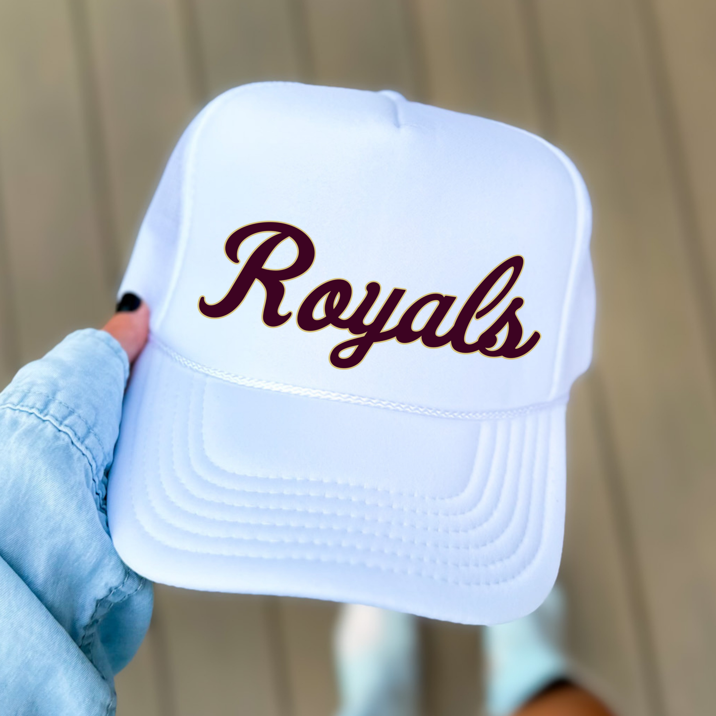 TCR: Royals Script, Foam Trucker Hat