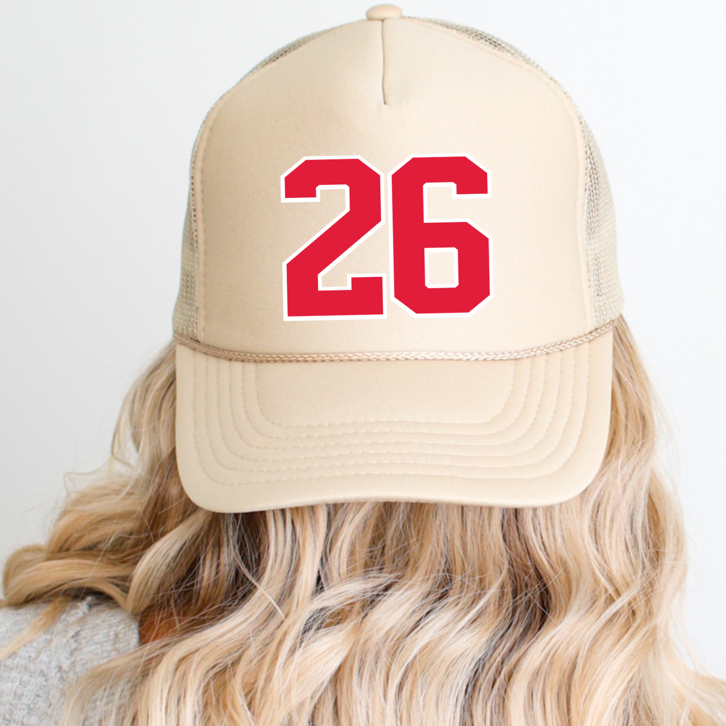 JYAA: Colorblock *custom* Number Trucker Hat