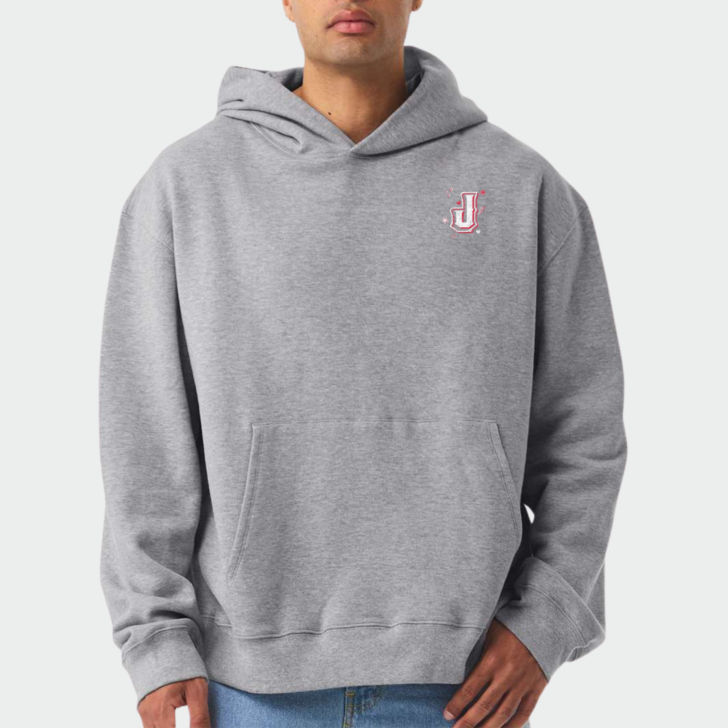 JYAA: Collage Print 10oz Heavyweight Hooded Sweatshirt
