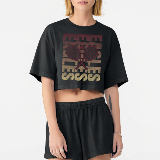 NATennis: Women's Garment-Dyed Cropped Tee