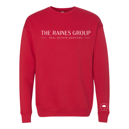 TRG: Sponge Fleece Crewneck Sweatshirt with Sleeve Detail