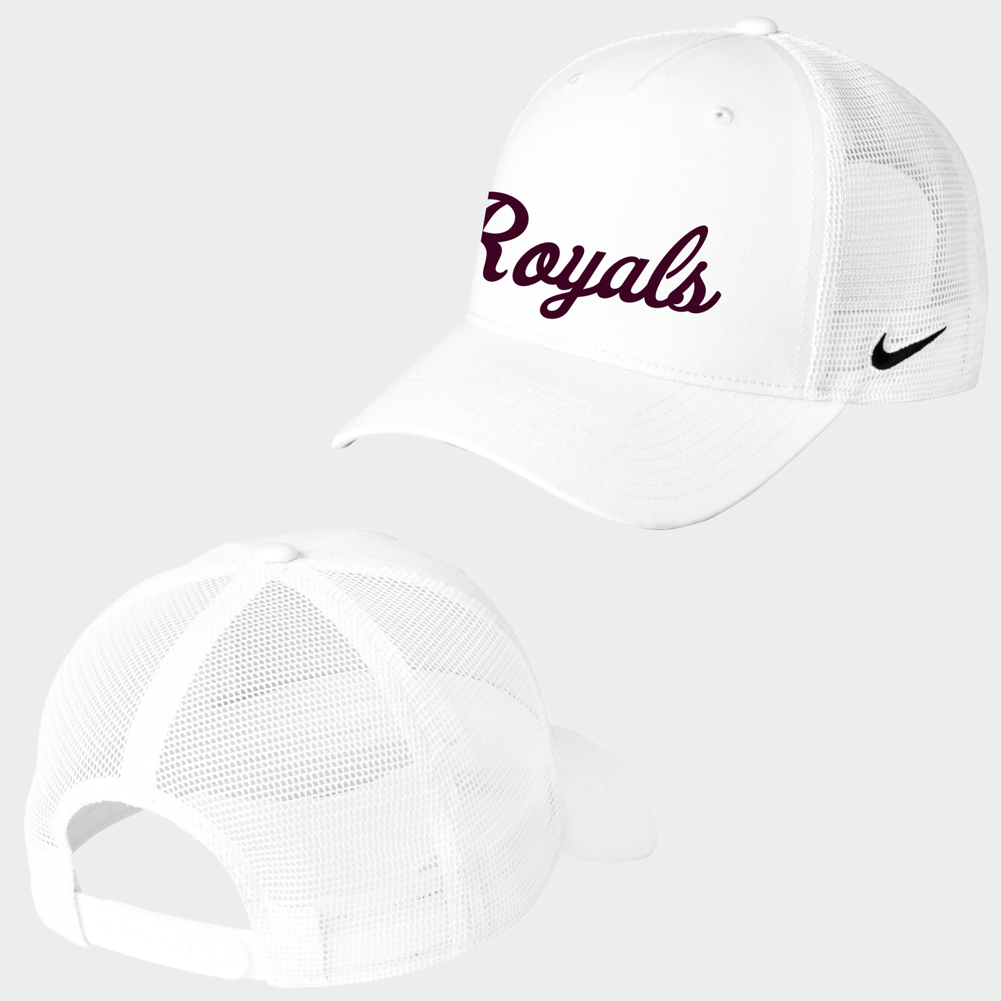 TCR: Royals Script, Snapback Mesh Trucker Hat