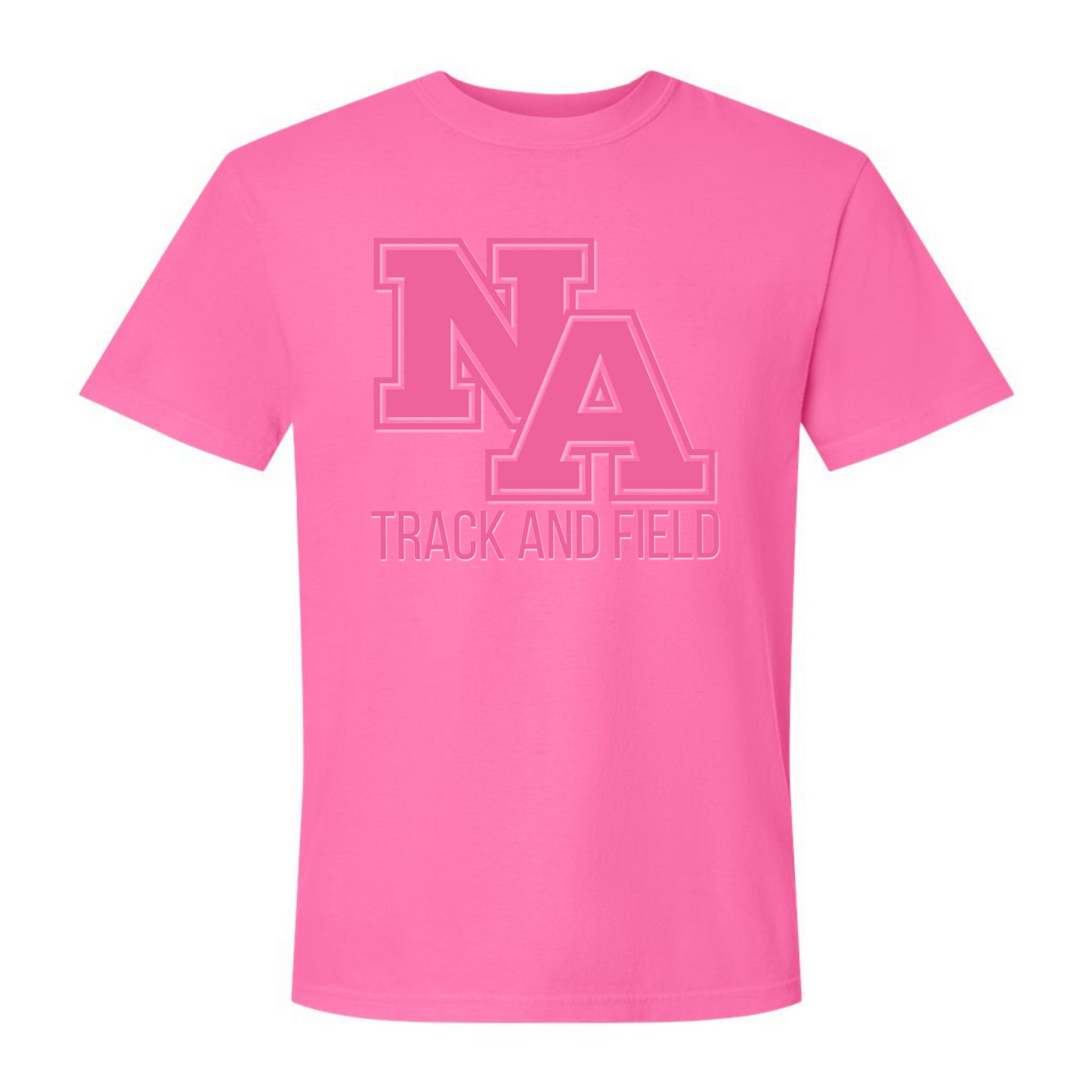 NA Track and field: 3D-Printed Monochrome T-Shirt