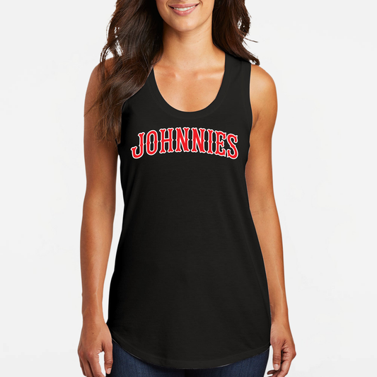 JYAA: Johnnies Retro Font Women's Triblend Tank Top
