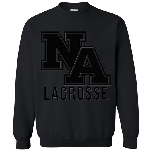 NA Lacrosse: 3D-Printed Monochrome Crew Fleece