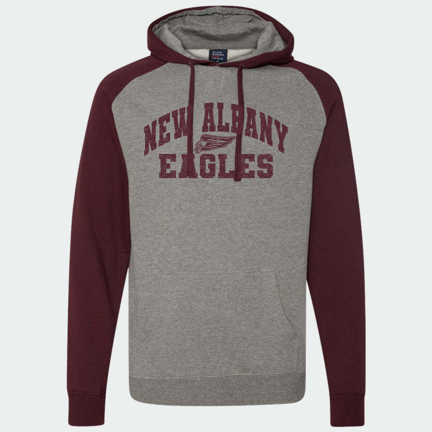 NAPTO: **Final Few** New Albany Eagles, Raglan Hooded Sweatshirt