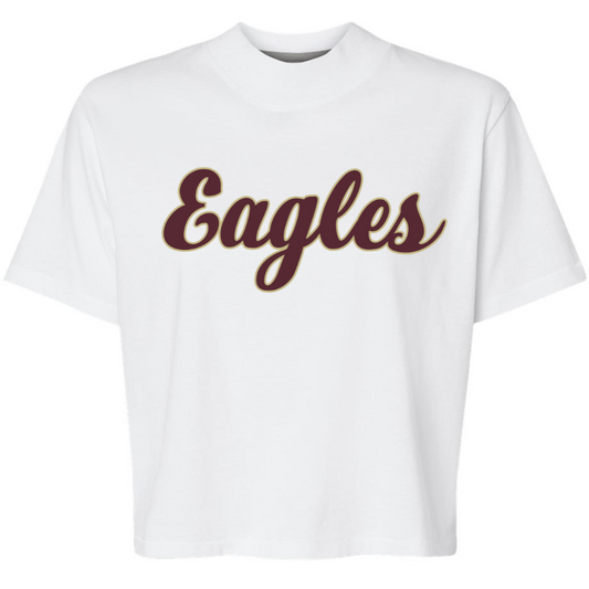 Eagles Sunday Script: Women's Boxy T-Shirt