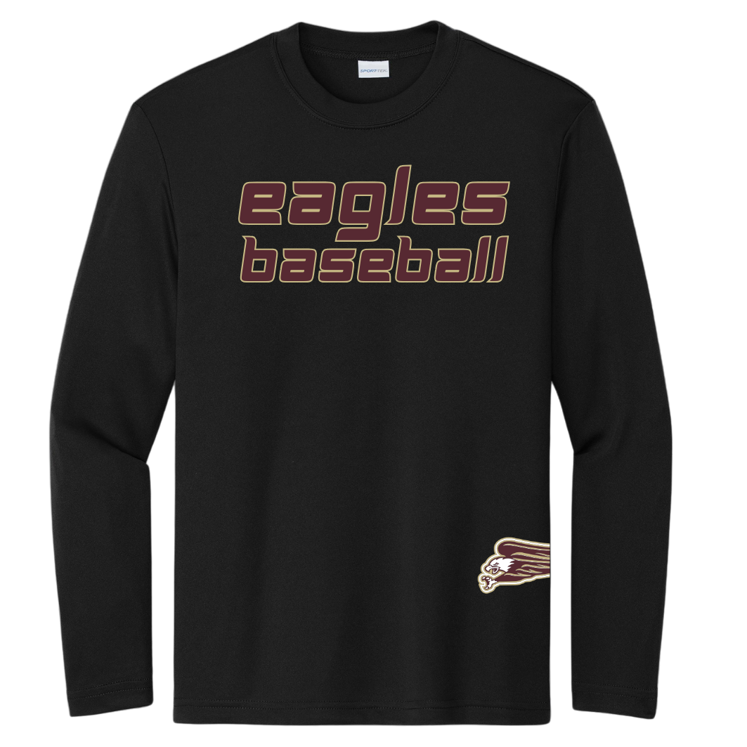Eagles Baseball Moisture-Wicking Long Sleeve T-Shirt