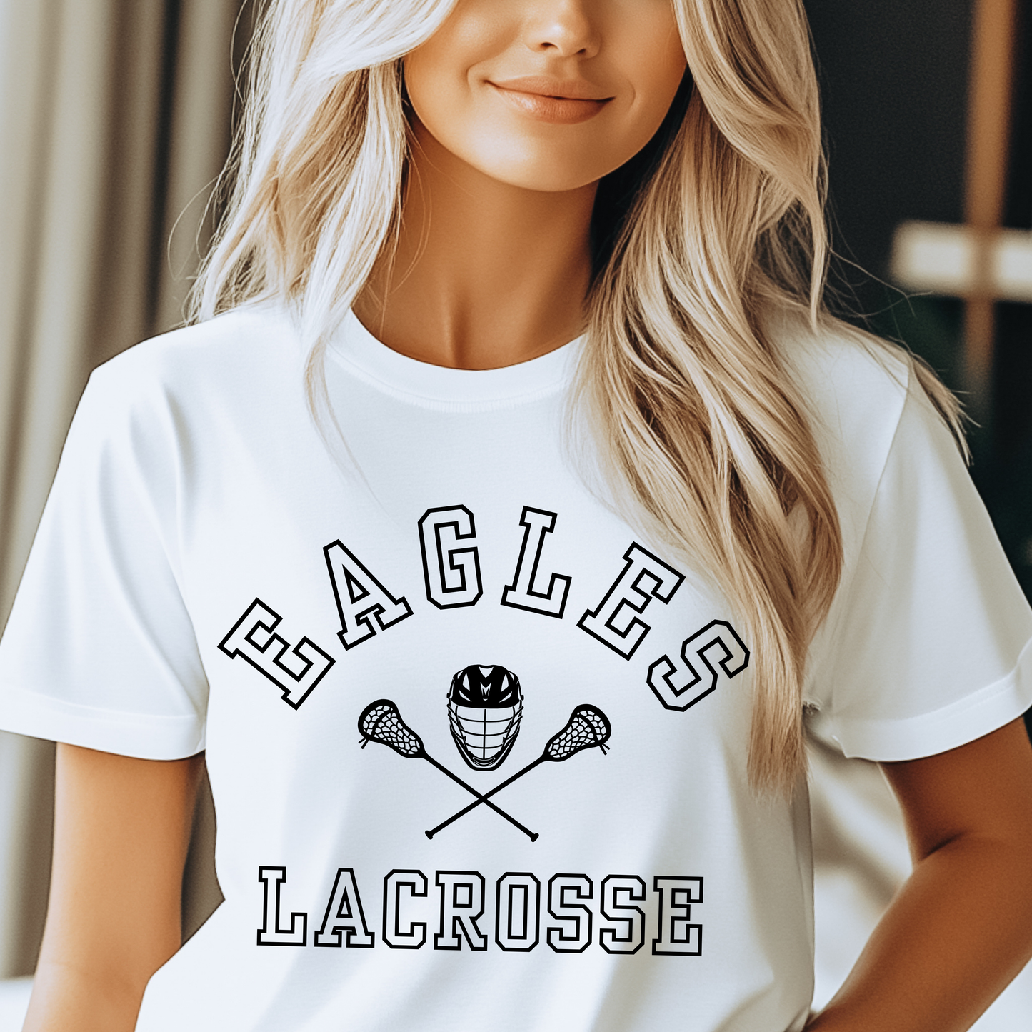 NA Lacrosse: Eagles Lacrosse Gear Tee