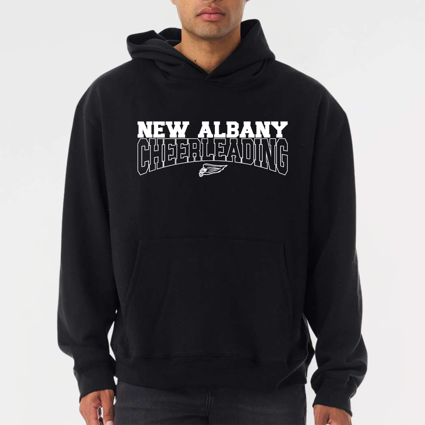 NAYCHEER: New Albany Cheerleading Heavyweight Hooded Sweatshirt