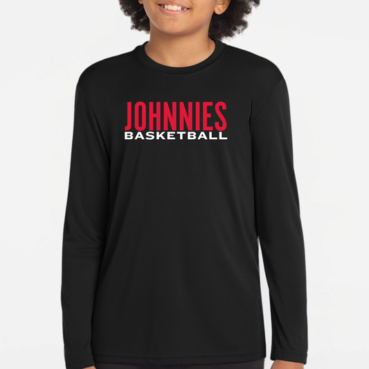 JYAA: Johnnies Baketball Long Sleeve Tech T-Shirt