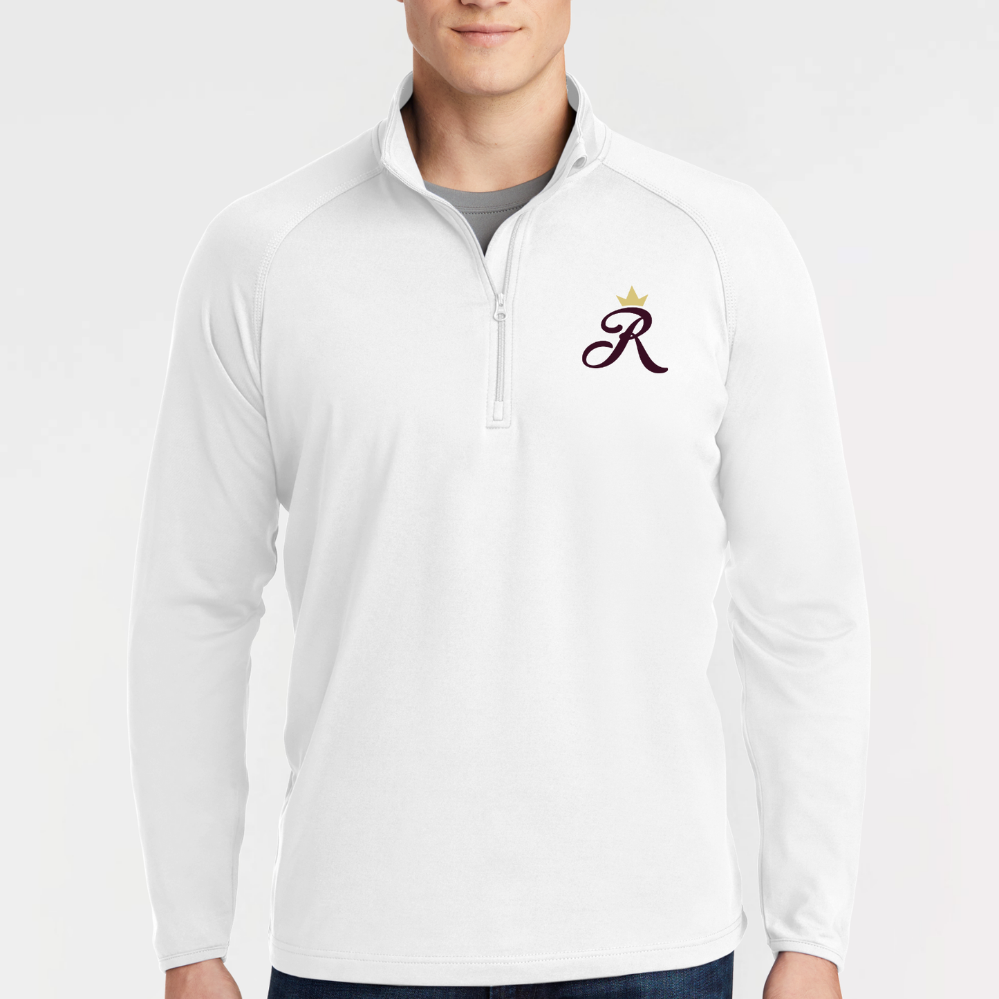 TCR: Crown R Tech Quarter Zip Long Sleeve Pullover