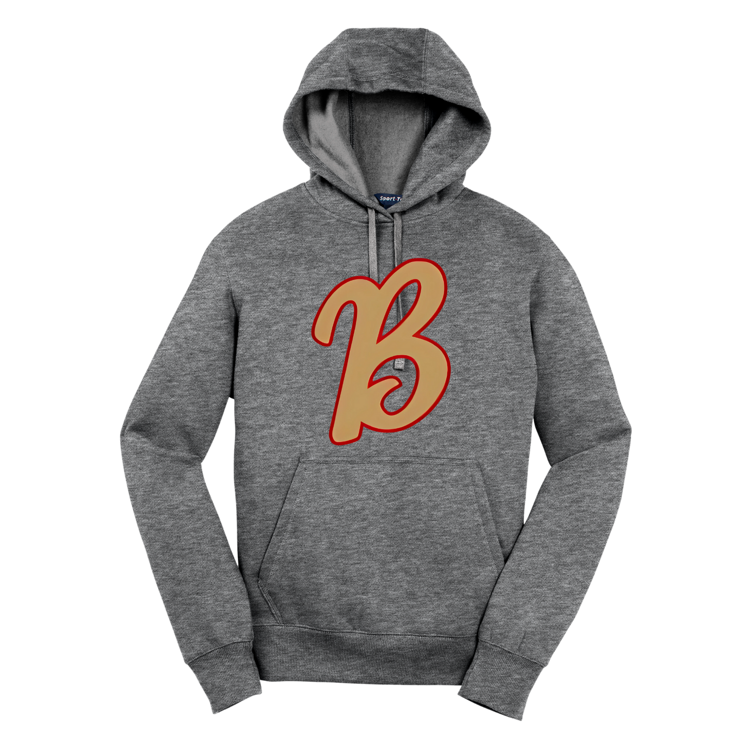 Bruins: Gold "B" Pullover Hooded Sweatshirt