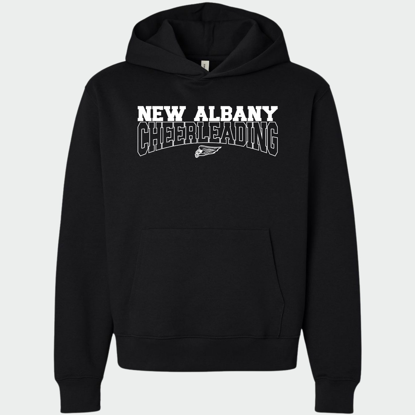 NAYCHEER: New Albany Cheerleading Heavyweight Hooded Sweatshirt