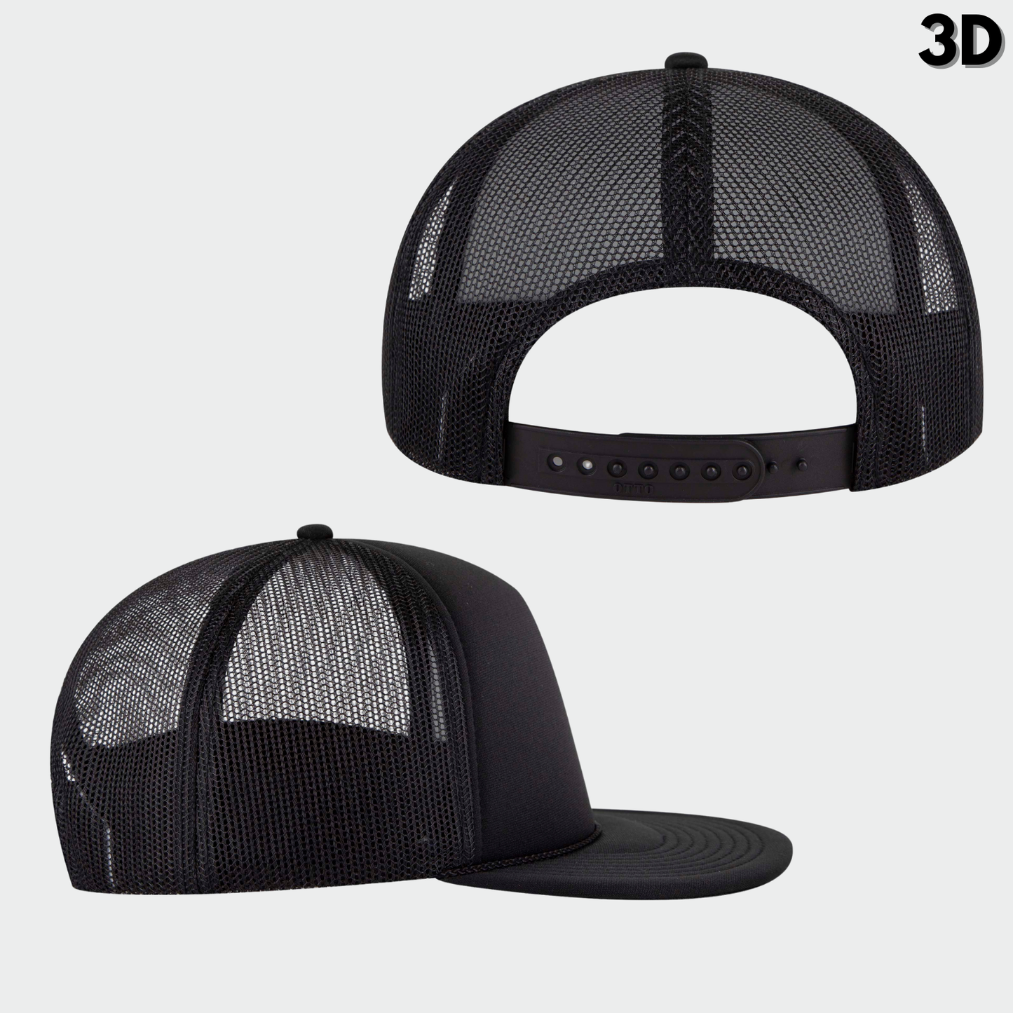 JYAA: Johnnies Thin Script Flex-Bill Trucker Hat