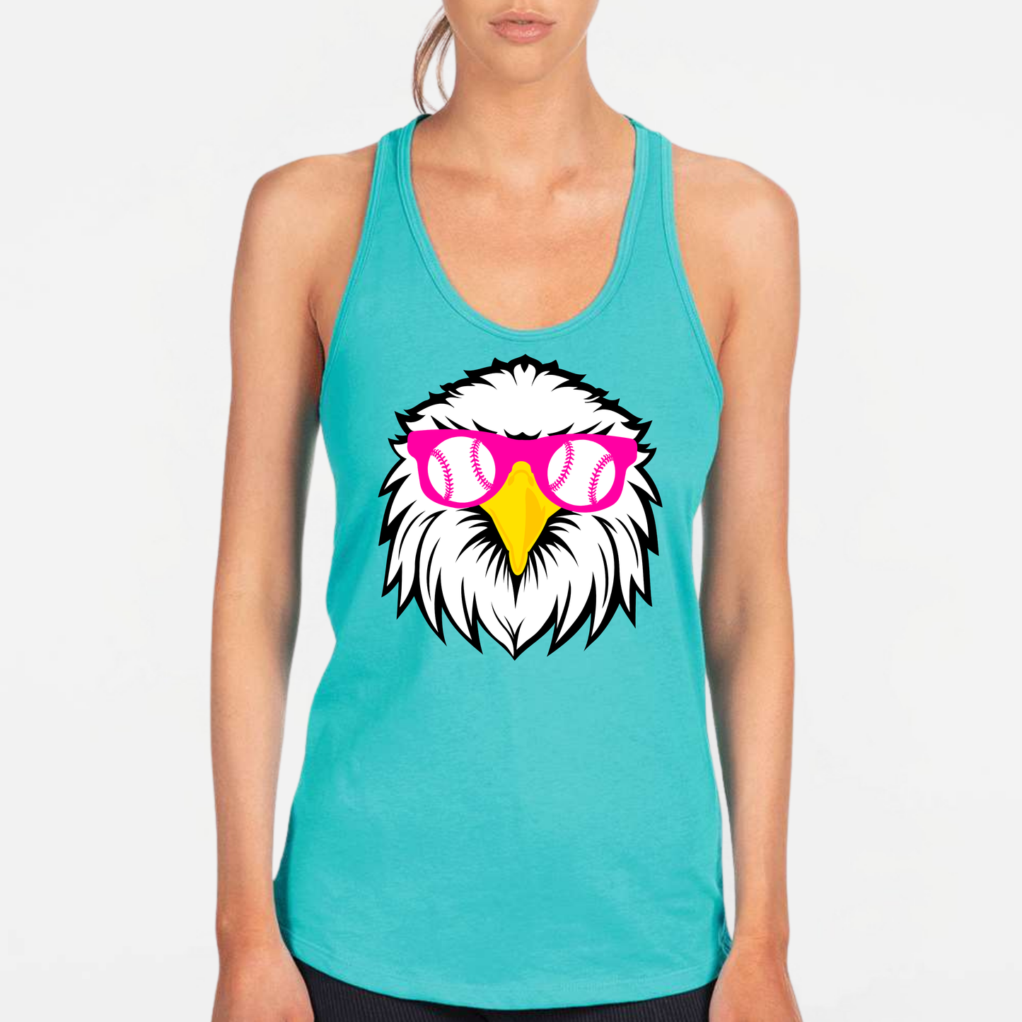 NA11UG: Party Eagle Women's Racerback Tank Top